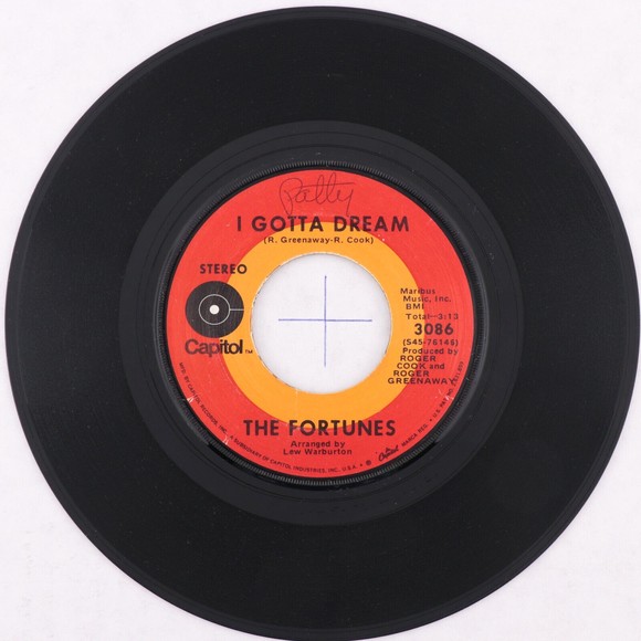 The Fortunes Here Comes That Rainy Day Feeling Again, I Gotta Dream 45 rpm Vinyl - Picture 2 of 6